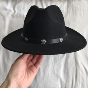 Bohemian black hat